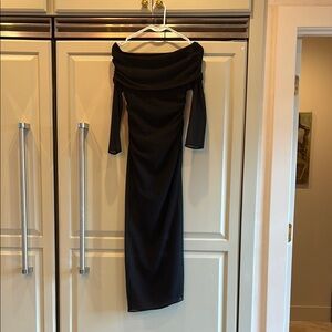 Zara Black Long Sleeve Dress